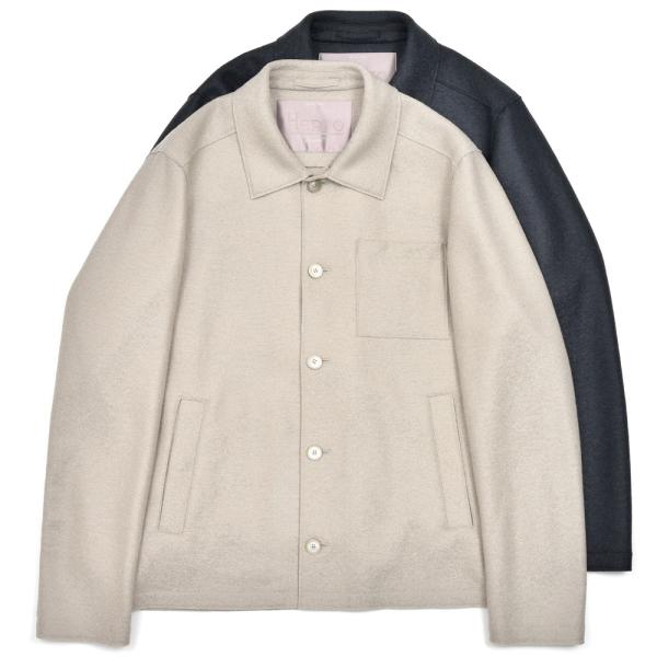 HERNO（ヘルノ）RESORTリゾート フェルテッドウールシャツブルゾン GI00090UR-33...
