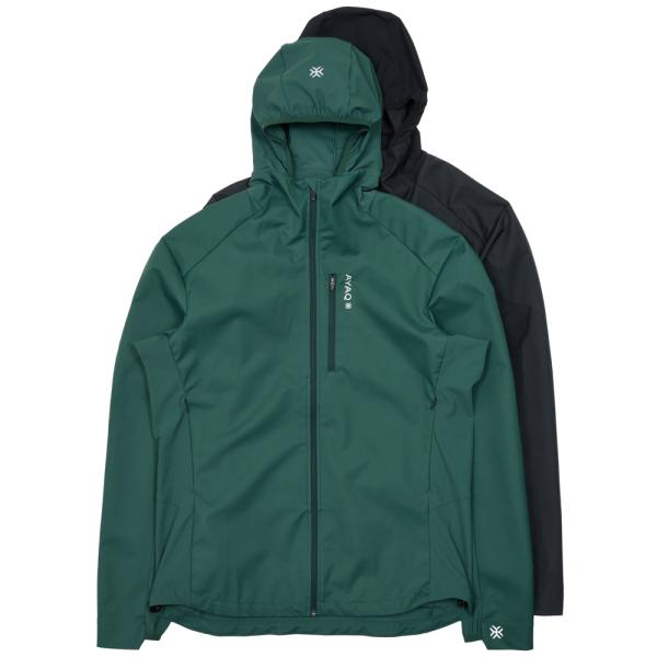 AYAQ（アヤック）ソフトシェルウィンドブレーカージップフーディー RAVEN SOFTSHELL ...