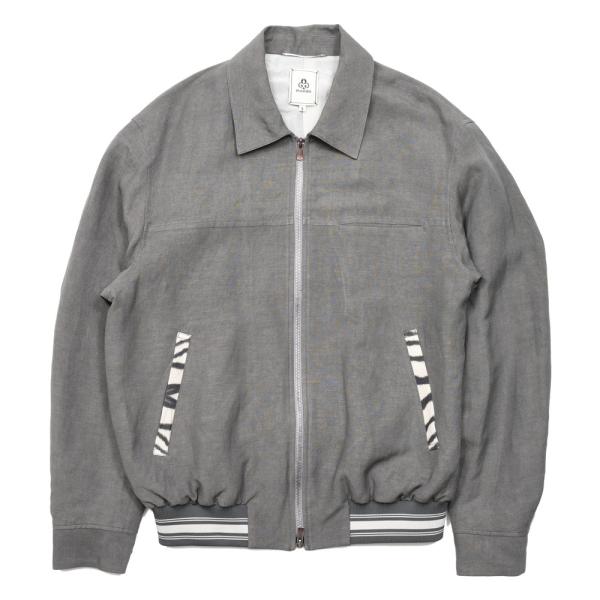 mando（マンド)リネンレーヨンジップブルゾン 26194-001 14061400037