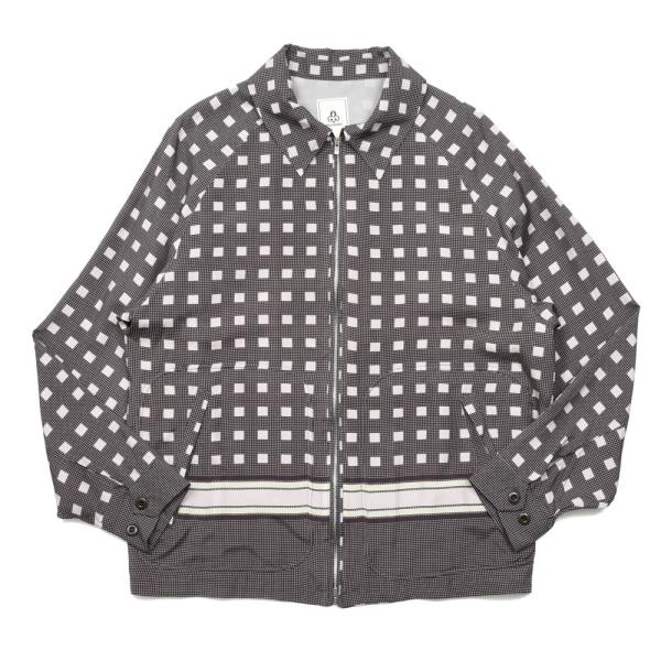 mando（マンド)レーヨンキュプラプリントブルゾン 26194-003 14061401037