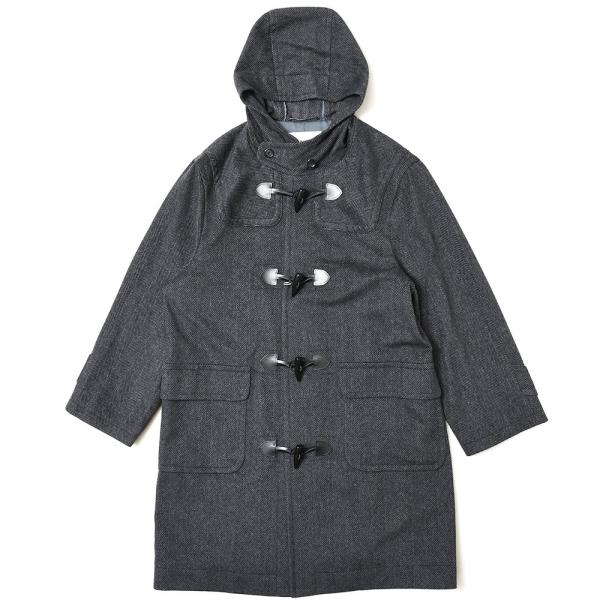 MILA SCHON MILANO（ミラ ショーン ミラノ）ウールカシミアヘリンボーンダッフルコート...