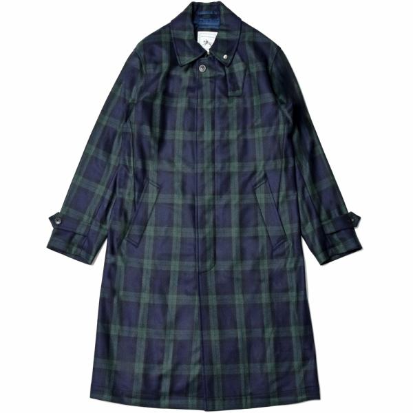 Whiteley&amp;Green（ホワイトリー アンド グリーン）BRADFORD ウールフランネルブラ...