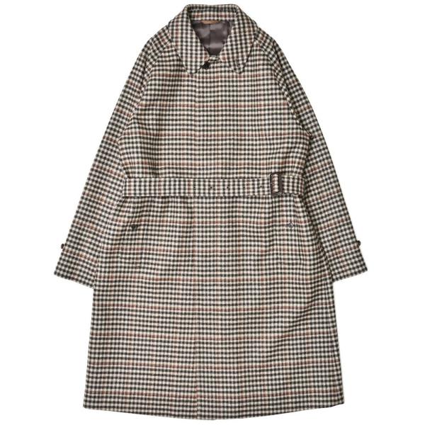 MILA SCHON MILANO（ミラ ショーン ミラノ）ウールシルクフランネルクラブチェックベル...