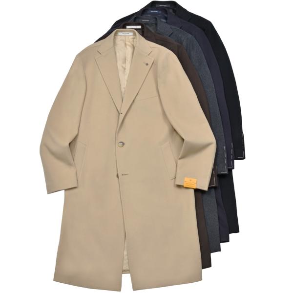 TAGLIATORE（タリアトーレ）ウールカシミアフランネルチェスターフィールドコート C-GUJI...