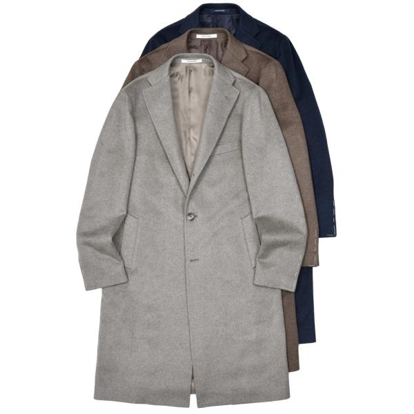 TAGLIATORE（タリアトーレ）カシミアフランネルチェスターフィールドコート C-GUJI13X...