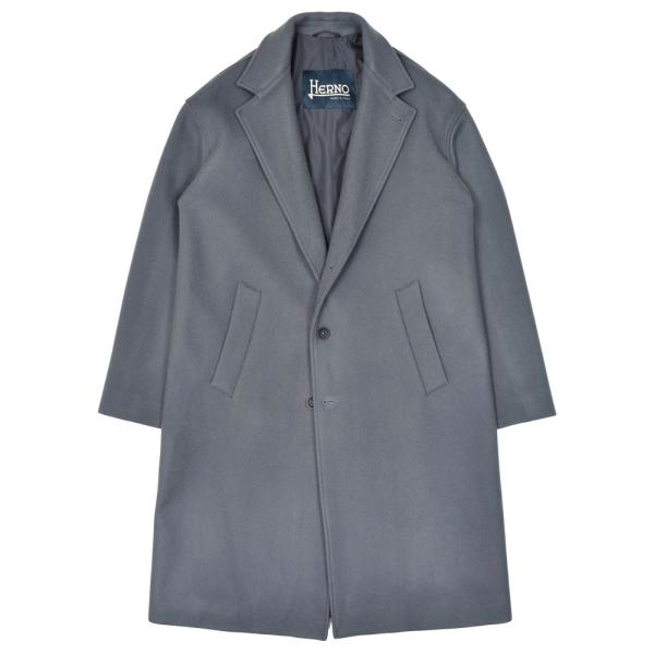 HERNO（ヘルノ）ウールナイロンダブルフェイスソフトメルトンチェスターフィールドコート CA000...