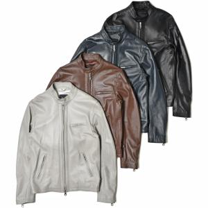 Cinquanta（チンクアンタ）ゴートスエードスタンドカラー