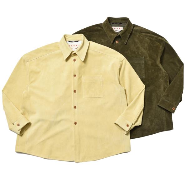 MARNI（マルニ）カーフスエードシャツブルゾン CUMY0011U0 ULV876 1424140...