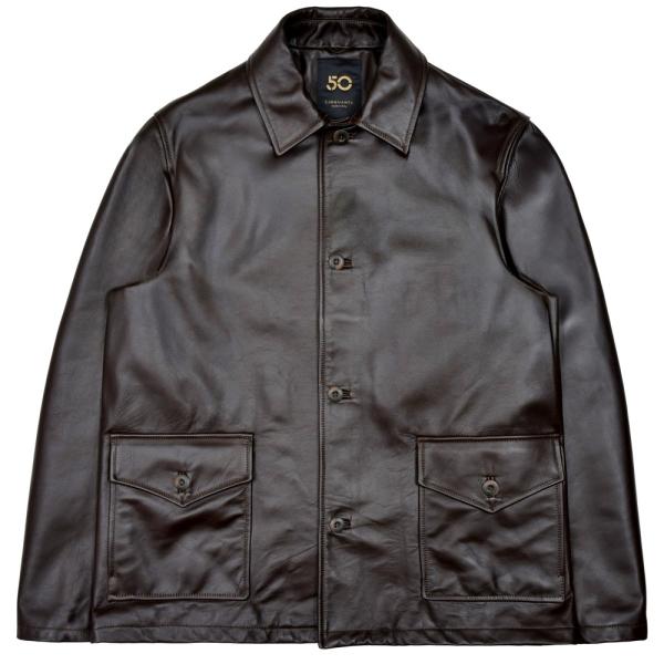 Cinquanta（チンクアンタ）ホースレザーカーコート R706 14252004146