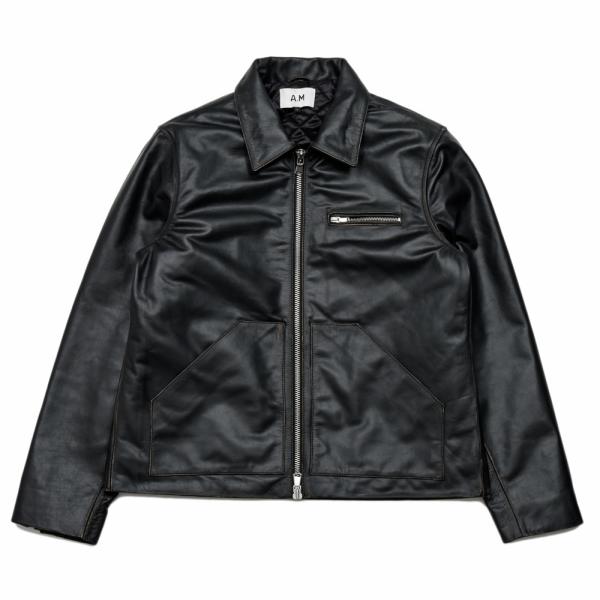 A.M LONDON（エーエム ロンドン）カーフレザーライダージャケット 14252402172