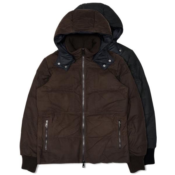 GIORGIO BRATO（ジョルジオ ブラート）ラムヌバックダウンフーディーブルゾン 236-47...