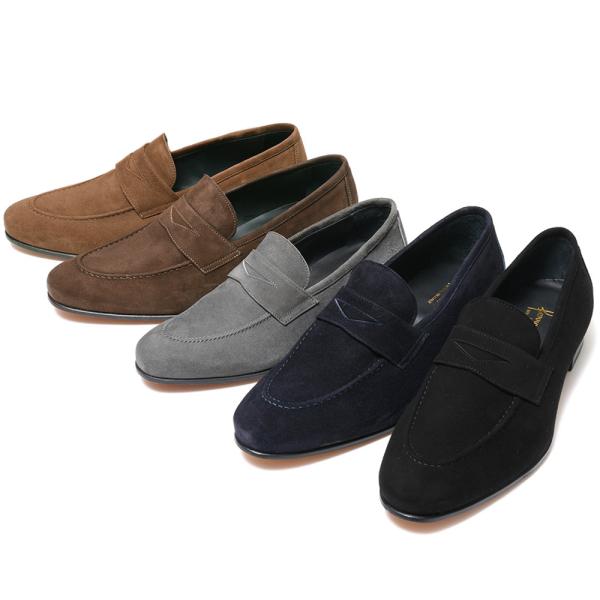 FERRANTE（フェランテ）スエードコインローファー ISEOイセオ（レザーソール） 150410...