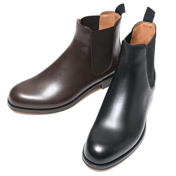 F.LLI Giacometti（フラテッリジャコメッティ）カーフレザーサイドゴアブーツ FG529...