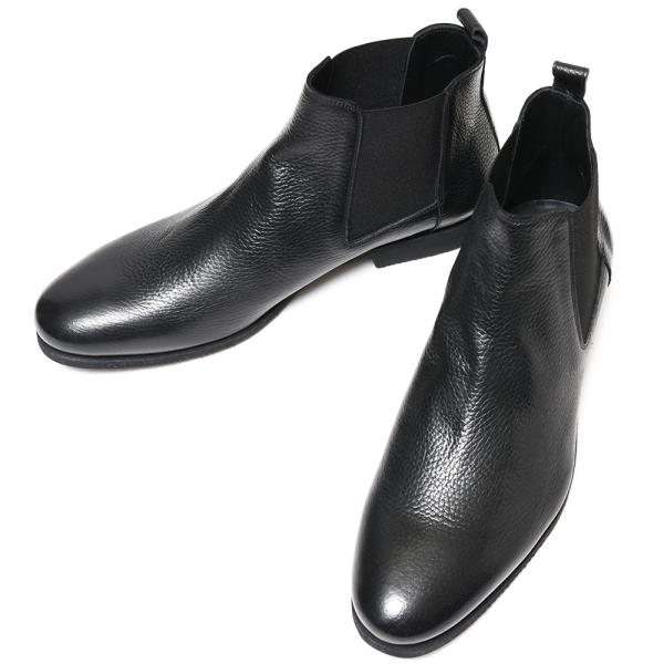 FERRANTE（フェランテ）シュリンクレザーサイドゴアブーツ JUSTジャスト（ラバーソール）15...