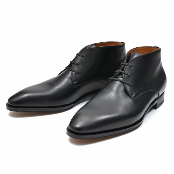 F.LLI Giacometti（フラテッリジャコメッティ）カーフレザーチャッカブーツ FG428 ...