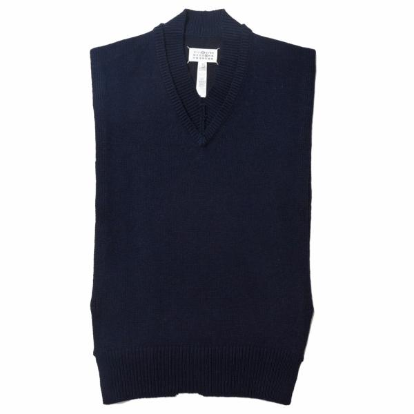 Maison Margiela（メゾン マルジェラ）ミドルゲージシェットランドウールリネンコットンニ...