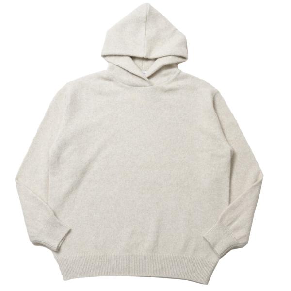 RENCONTRANT（レンコントラント）ブルーフォックスウールラムズウールニットフーディ 1006...