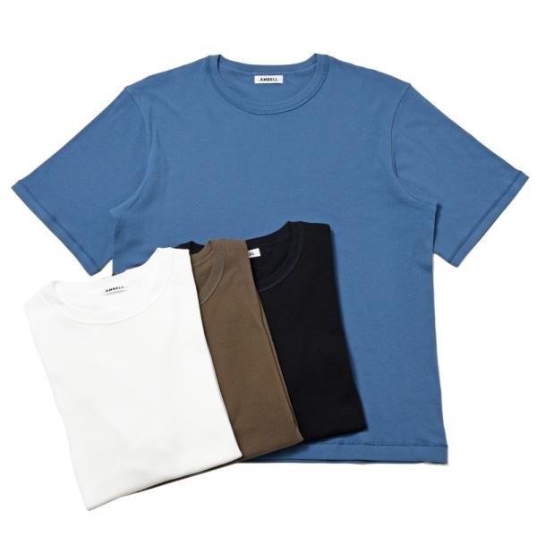 AMBELL(アンベル)コットンクルーネックS/SニットT 00022(3) 16031400163