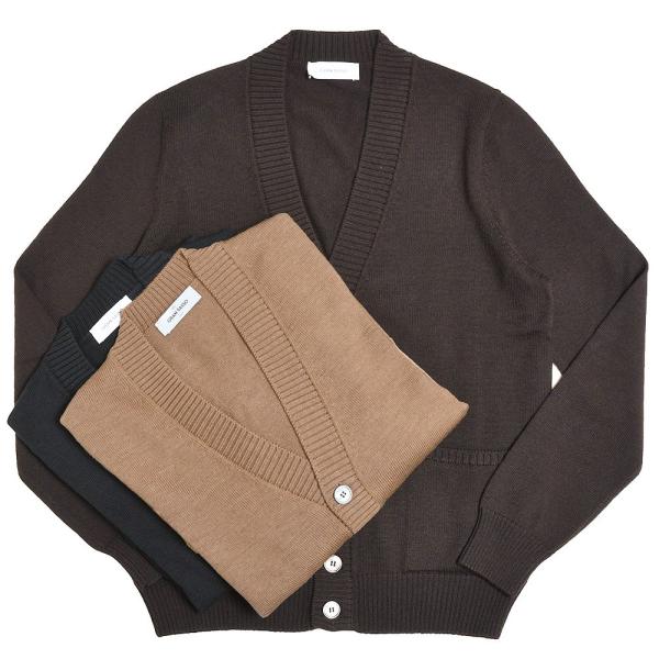 GRAN SASSO（グランサッソ）8ゲージウールソリッドニットカーディガン 23110/14203...