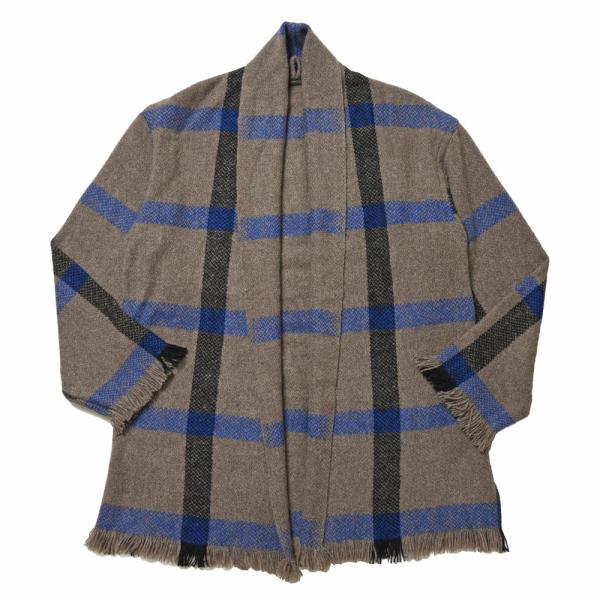 COMOLI（コモリ）×Norlha（ノラ）ヤクウールウィンドーペーンストールジャケット NOMAD...