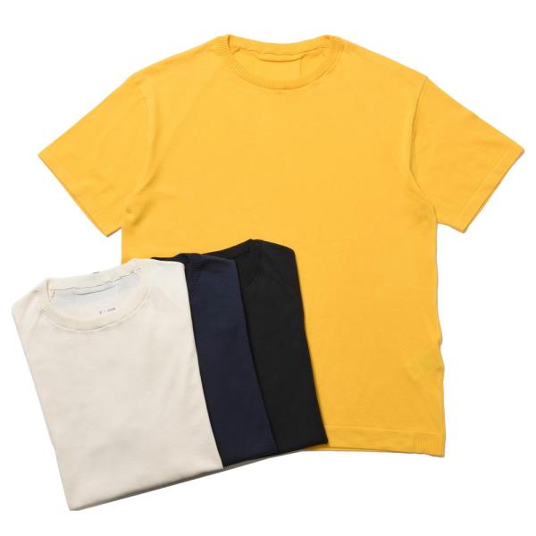 V::loom（ヴイルーム）ハイゲージフィラメントコットンS/Sクルーネックニット 206-7640...