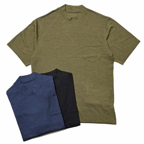 V::loom（ヴイルーム）ハイゲージメリノウールモックネックS/Sニット 206-86403 16...