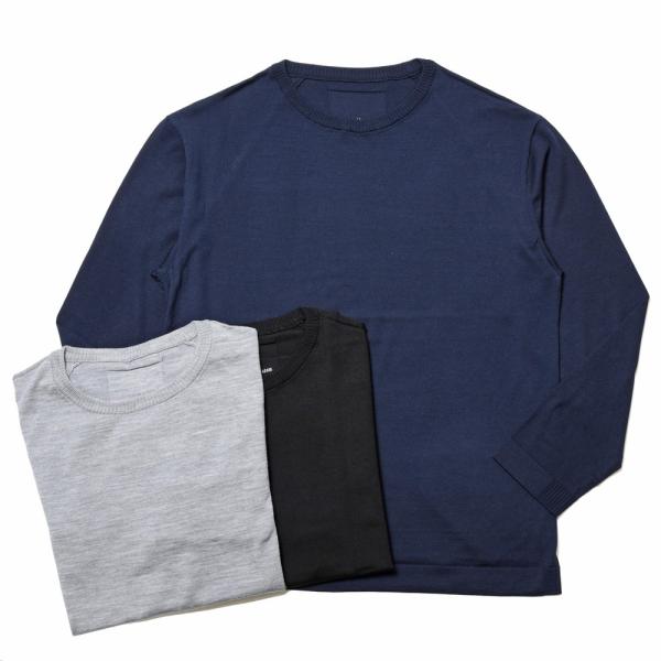 V::loom（ヴイルーム）メリノウールハイゲージクルーネックニットソー 206-65403 160...