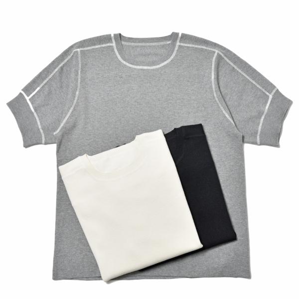 V::loom（ヴイルーム）ポリエステルコットンカシミヤリブS/Sニット 206-16405 160...