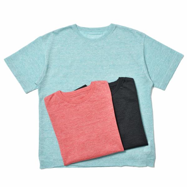 V::loom（ヴイルーム）ハイゲージリネンクルーネックS/Sニット 206-16406 16045...