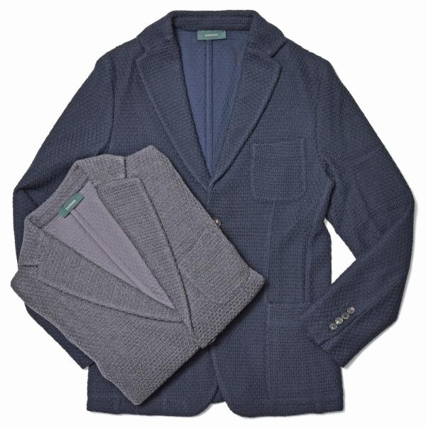 ZANONE（ザノーネ）ボンディングジャガードニットブレザージャケット BLAZER/SLIM FI...