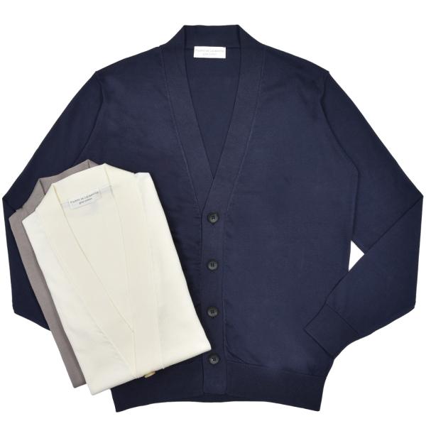 FILIPPO DE LAURENTIIS（フィリッポ デ ローレンティス）ギザコットンニットカーデ...