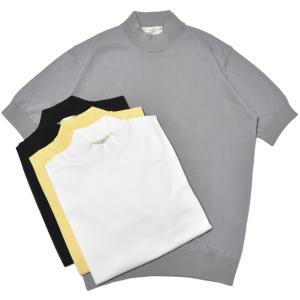 ZANONE ザノーネ ニット 812136 ZY318 メンズ 半袖 モックネック