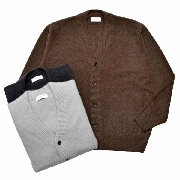 RENCONTRANT（レンコントラント）ブルーフォックスウールカーディガン 10057-F 160...