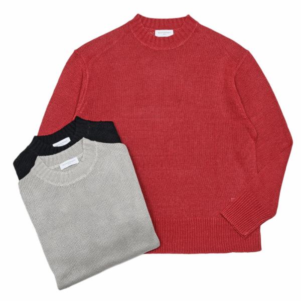 RENCONTRANT（レンコントラント）リネンクルーネックニット 11110 1606140317...