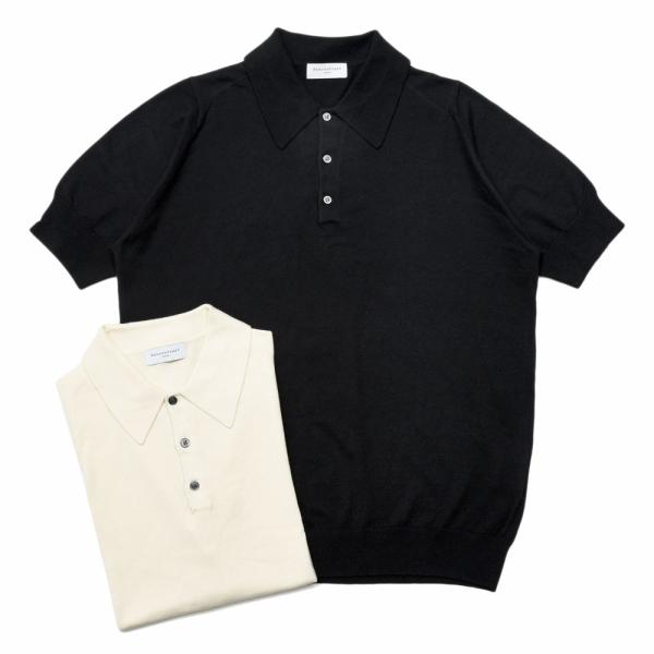 RENCONTRANT（レンコントラント）コットンナイロンS/Sニットポロ 11152 160614...