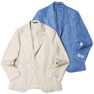 Belvest（ベルベスト）ウールシルクリネンホップサック3Bジャケット JACKET IN THE...