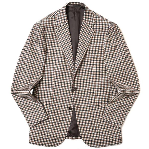 MILA SCHON MILANO（ミラ ショーン ミラノ）ウールサキソニーシェパードチェック3Bジ...