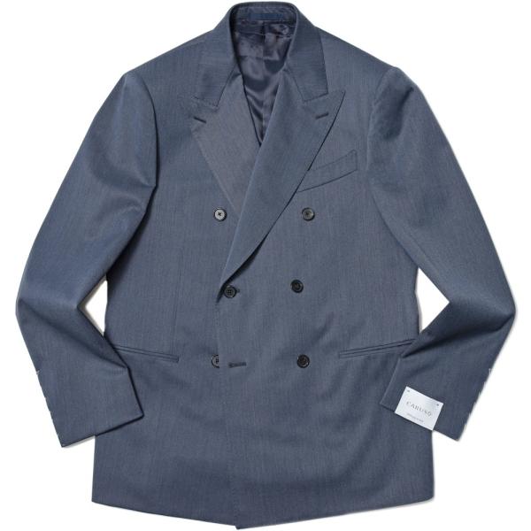 【SALE40】CARUSO（カルーゾ）NORMAノルマ ストレッチウールギャバジン6Bダブルジャケ...