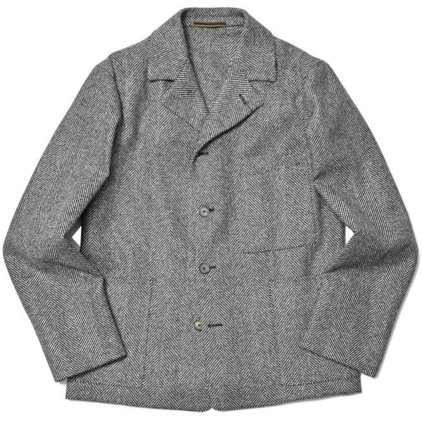 ORBIUM（オルビウム）ATELIER JACKET ウールツィードヘリンボーンアトリエジャケット...
