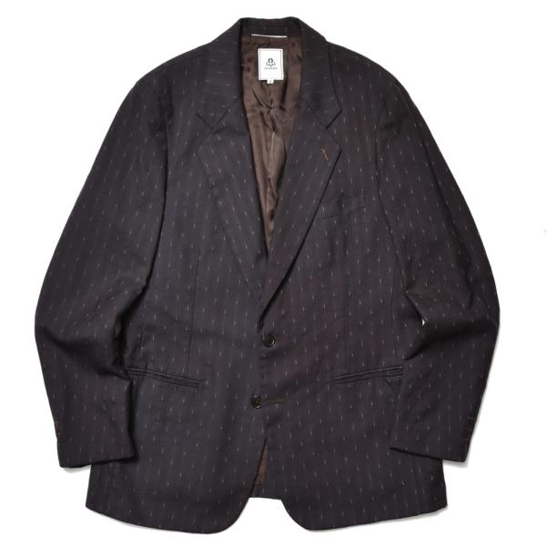 【SALE40】mando（マンド）ガーメントダイウールポリエステルジャガード2Bジャケット 243...