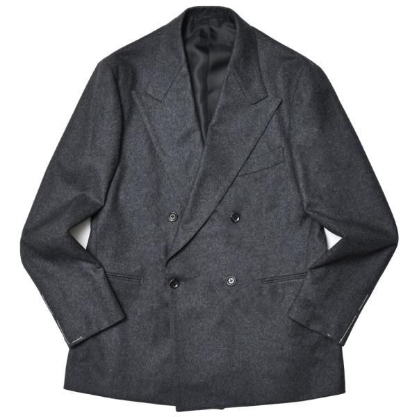 garoh（ガロウ）jacket03 ウールフランネル4Bダブルジャケット 17042800217