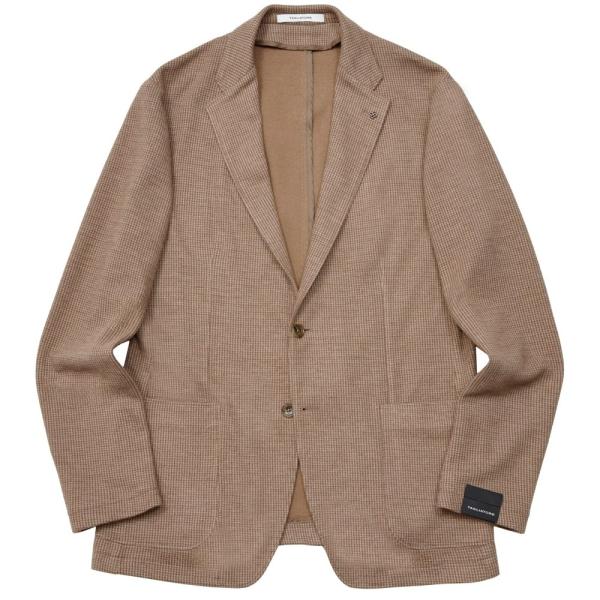 TAGLIATORE（タリアトーレ）LIGHTライト テックハウンドトゥースジャージ2Bジャケット ...