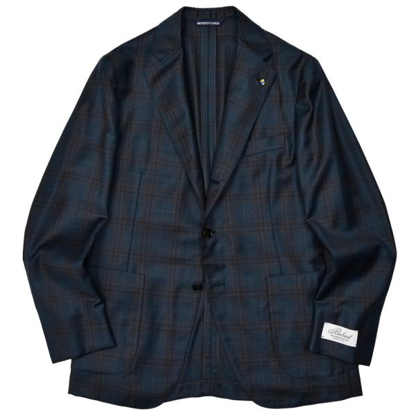 Belvest（ベルベスト）ウールタータンチェック3Bジャケット / JACKET IN THE B...