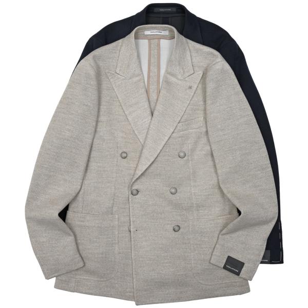 TAGLIATORE（タリアトーレ）DARRELダレル テックウールニットジャージ6Bダブルジャケッ...
