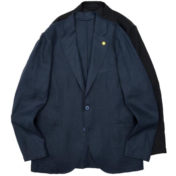 Giannetto（ジャンネット）リネンソリッド2Bシャツジャケット CORALLO JACKET/...