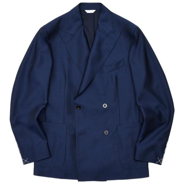 BOGLIOLI（ボリオリ）DOVERドーヴァー ウールホップサック4Bダブルジャケット W4802...