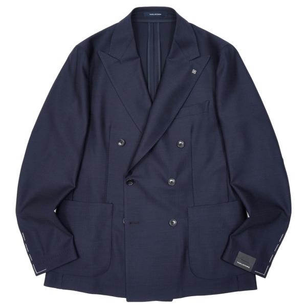 TAGLIATORE（タリアトーレ）DARRELダレル ウールジャガードシャドーストライプ6Bダブル...