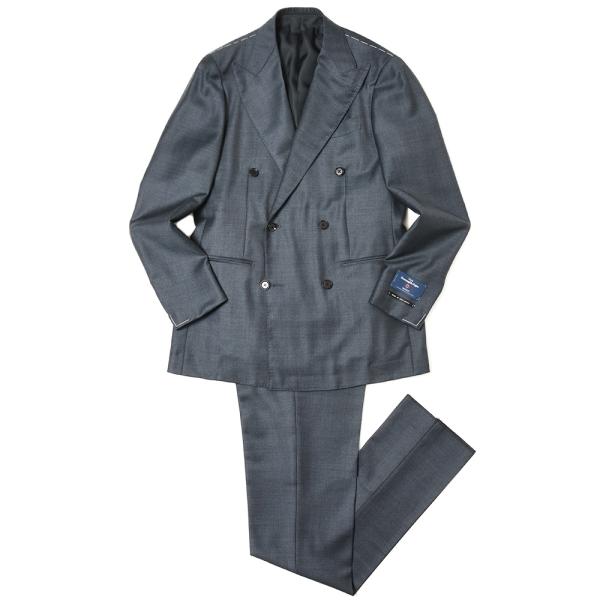 guji（グジ）TROFEOトロフェオ ウールシャークスキン6B1プリーツスーツ(MADE BY R...