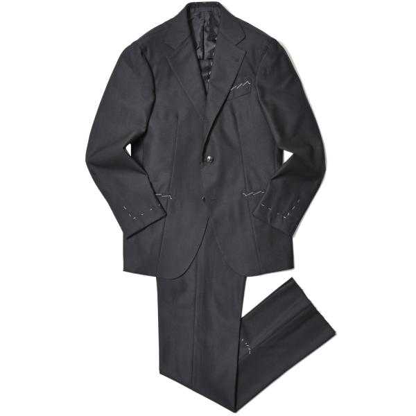 Alfonso Sirica（アルフォンソ シリカ）ウールドスキン3B1プリーツスーツ AS-11-...