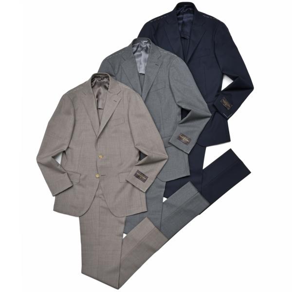 guji（グジ）ウールトロピカル3B1プリーツスーツ (MADE BY RING JACKET / ...